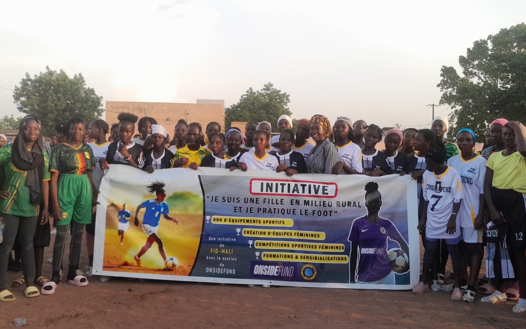 Lancement officiel de notre initiative « Je suis une fille en milieu rural, je pratique le foot »